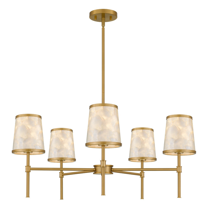 Quoizel - WIND5032BRG - Five Light Chandelier - Windley - Brushed Gold