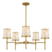 Quoizel - WIND5032BRG - Five Light Chandelier - Windley - Brushed Gold