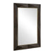 Uttermost - 08285 - Mirror - Diamond In The Rough - Dark Walnut Stain With A Brass Plated Stainless Steel