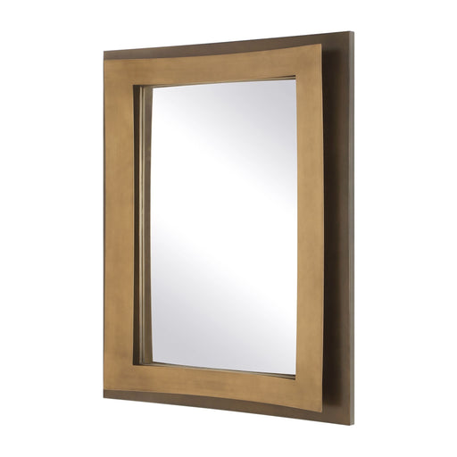 Around The Bend Mirror Golden Bronze