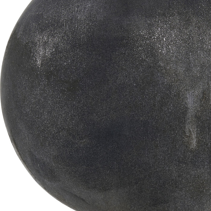 Uttermost - 18304 - Vases Set/3 - Charcoal Bloom - Distressed Black