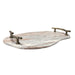 Uttermost - 18308 - Tray - Stone And Twig - Elegant Gray, White, And Rust-colored Veining