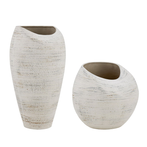 Inara Vases Set/2 White
