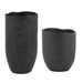 Uttermost - 18324 - Vases Set/2 - Komorebi - Matte Black