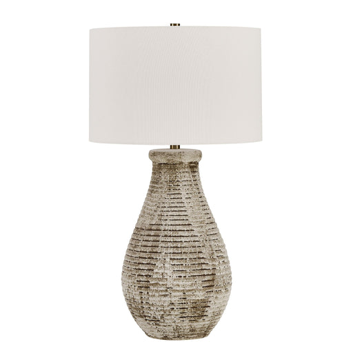 Dorothea One Light Table Lamp Aged Stone Gray