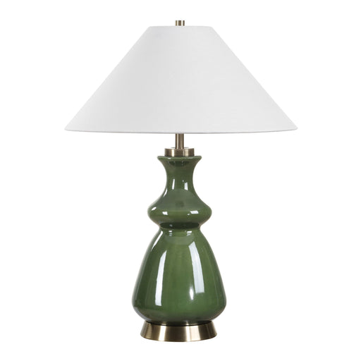 Green Thumb One Light Table Lamp Brass