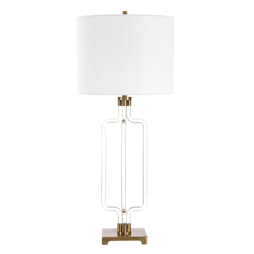 Outline Cordless One Light Table Lamp Brass