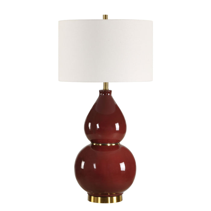 Uttermost - 30644-1 - One Light Table Lamp - Gourd - Antique Brass