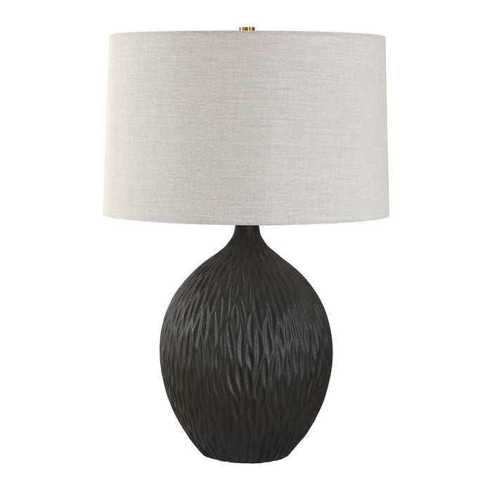 Uttermost - 30652-1 - One Light Table Lamp - Levee - Textured Satin Black