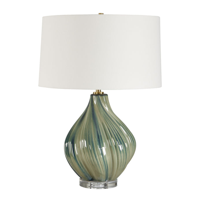 Uttermost - 30666 - One Light Table Lamp - Tausha - Antique Brass