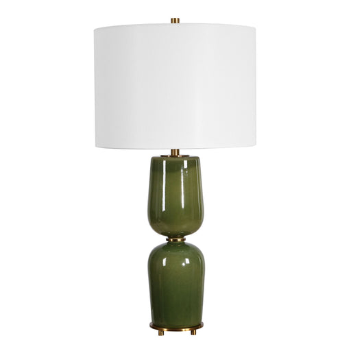 Meyer One Light Table Lamp Antique Brass