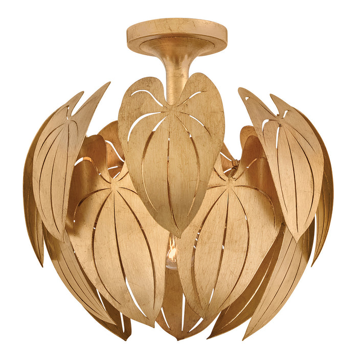 Fredrick Ramond - FR47167DA - LED Convertible Semi-Flush Mount - Camille - Distressed Brass
