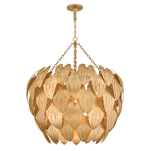 Fredrick Ramond - FR47168DA - LED Chandelier - Camille - Distressed Brass