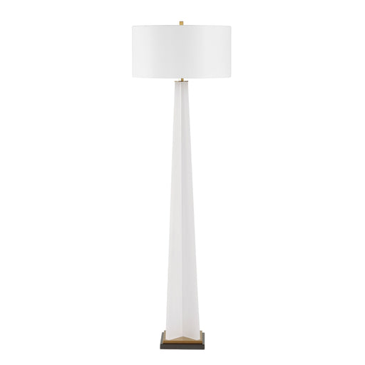 Rosin One Light Floor Lamp Antique Brass