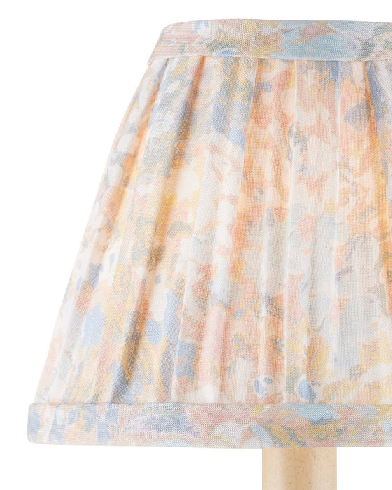 Currey and Company - 0900-0048 - Chandelier Shade - Wildflower - Pastel Blue/Pastel Pink/Ivory