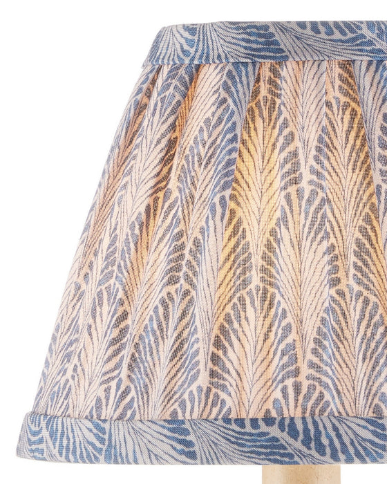Currey and Company - 0900-0051 - Chandelier Shade - Plume - Blue/Ivory