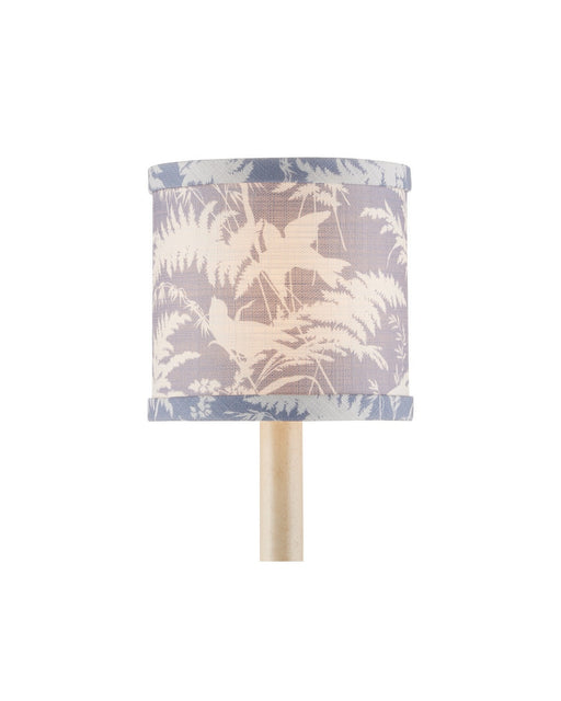 Currey and Company - 0900-0056 - Chandelier Shade - Aviary - Dusty Blue/Ivory