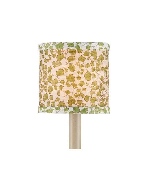 Currey and Company - 0900-0057 - Chandelier Shade - Maiden Fern - Green/Ivory