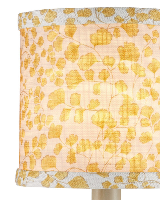 Currey and Company - 0900-0058 - Chandelier Shade - Maiden Fern - Yellow/Ivory