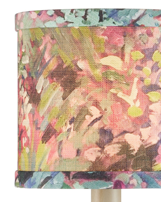 Currey and Company - 0900-0059 - Chandelier Shade - Wildflower - Magenta/Green/Blue