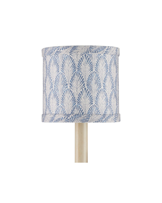Currey and Company - 0900-0064 - Chandelier Shade - Plume - Blue/Ivory