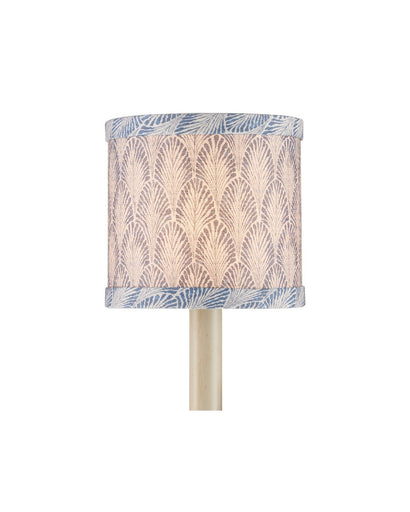 Plume Chandelier Shade Blue/Ivory