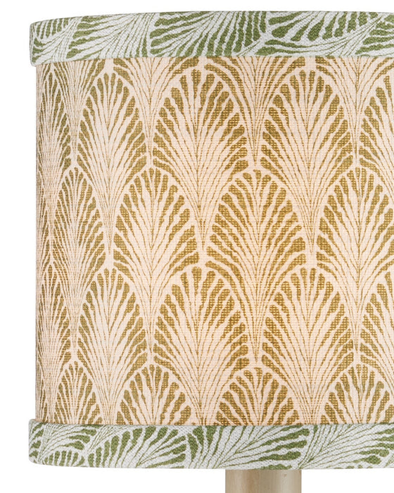 Currey and Company - 0900-0065 - Chandelier Shade - Plume - Green/Ivory