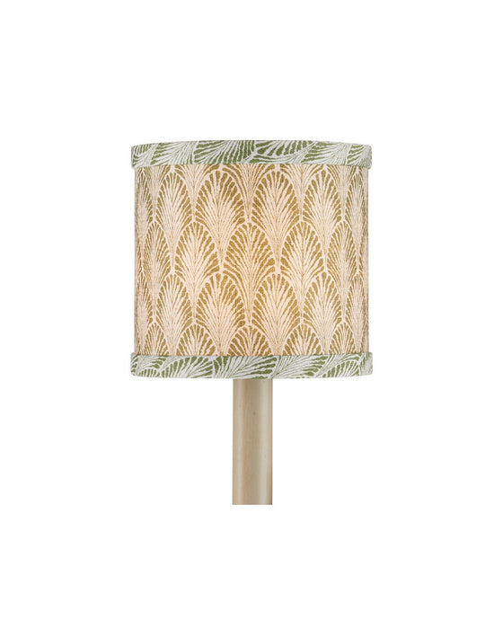 Currey and Company - 0900-0065 - Chandelier Shade - Plume - Green/Ivory