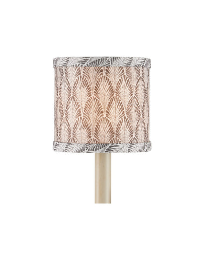 Plume Chandelier Shade Stone/Ivory