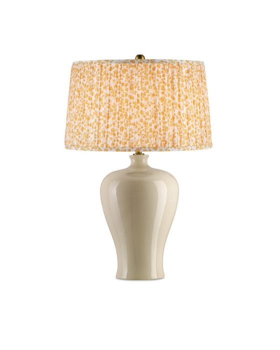 Currey and Company - 0900-6002 - Lamp Shade - Maiden Fern - Yellow/Ivory