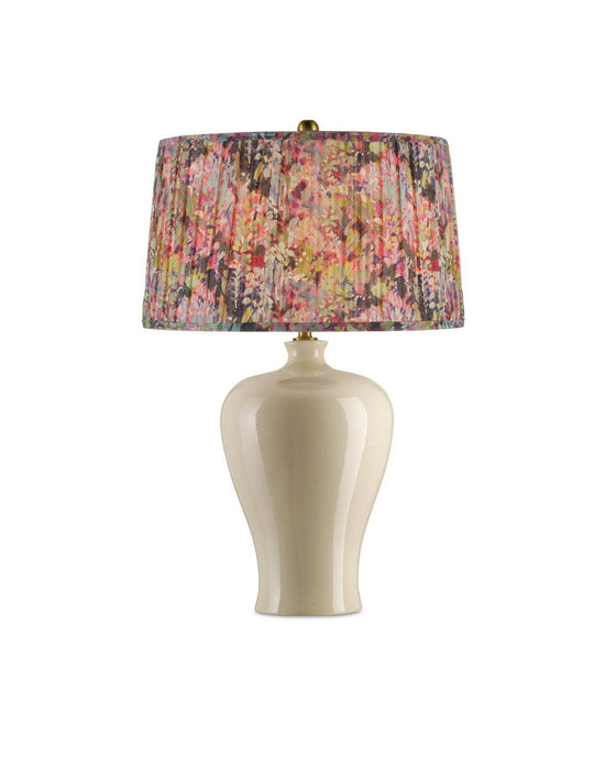 Currey and Company - 0900-6003 - Lamp Shade - Wildflower - Magenta/Green/Blue