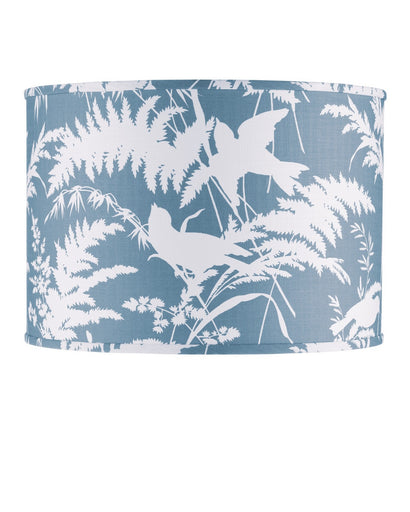 Aviary Lamp Shade Dusty Blue/Ivory
