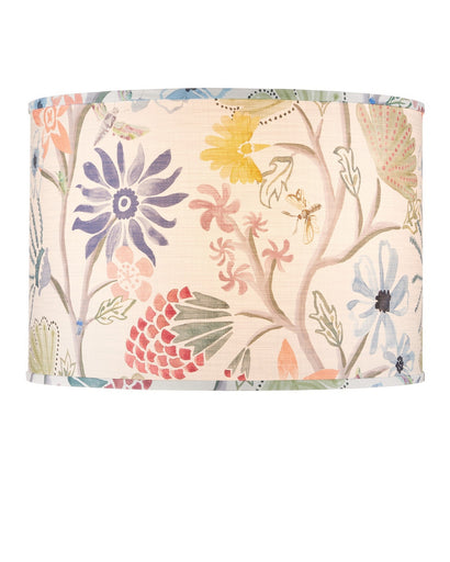 Madeline Lamp Shade Ivory/Blue/Green/Yellow/Magenta