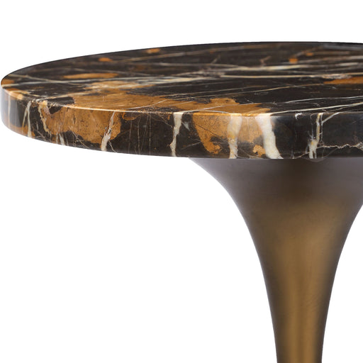 Karnes Drink Table Tapered Bronze