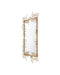 Currey and Company - 1000-0161 - Mirror - Forget-Me-Not - Clear/Chinois Gold Leaf