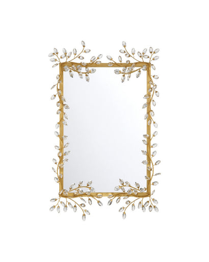 Forget-Me-Not Mirror Clear/Chinois Gold Leaf