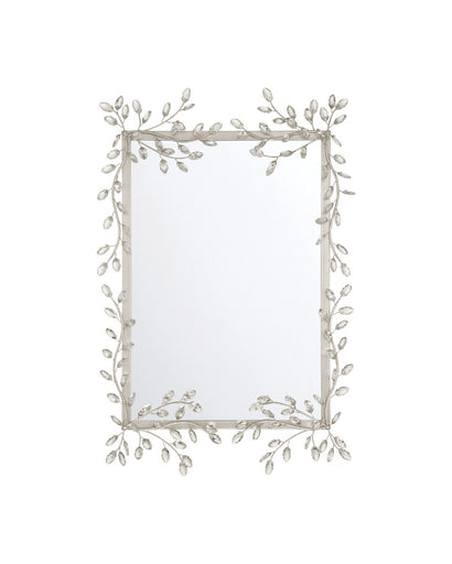 Forget-Me-Not Mirror Clear/Silver Leaf