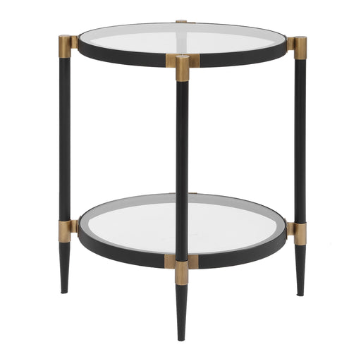 Chadid Side Table Black Iron