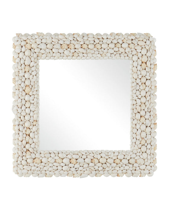 Currey and Company - 1000-0164 - Mirror - Piddock - White