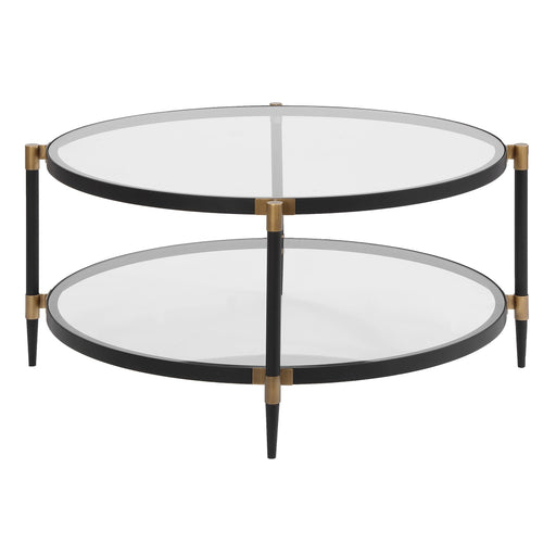 Chadid Coffee Table Black Iron