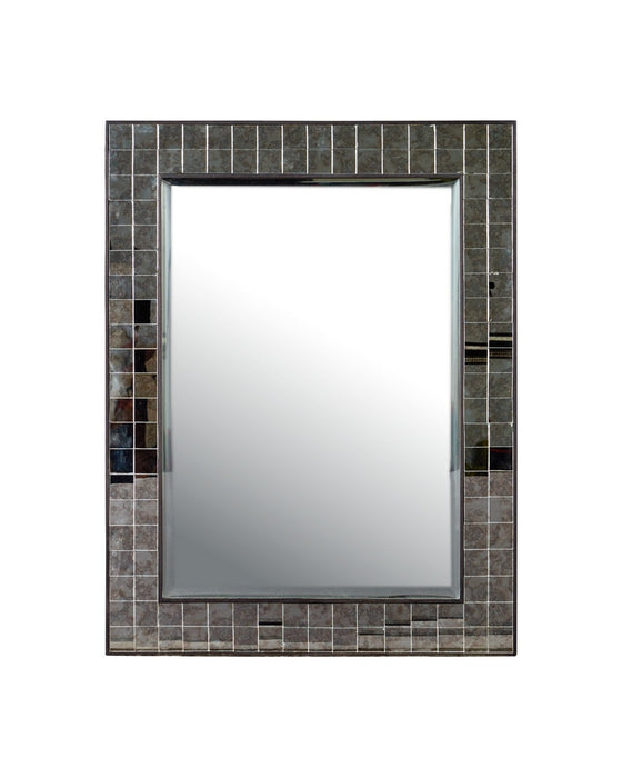 Currey and Company - 1000-0166 - Mirror - Mosaico - Ebony/Antique Mirror