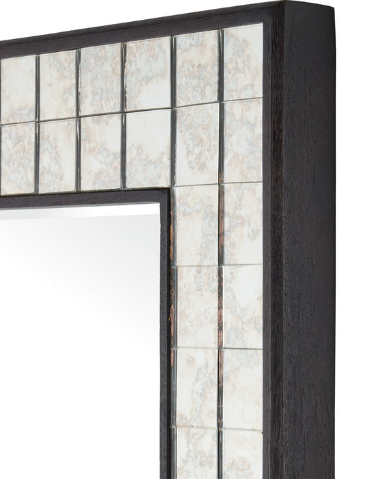Currey and Company - 1000-0167 - Mirror - Mosaico - Ebony/Antique Mirror