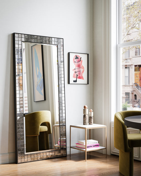 Currey and Company - 1000-0167 - Mirror - Mosaico - Ebony/Antique Mirror