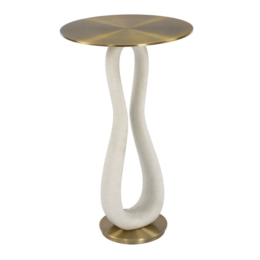 Sonia Accent Table Brass