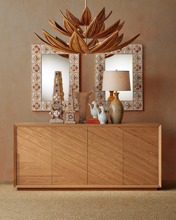 Currey and Company - 1000-0169 - Mirror - Junonia - Natural