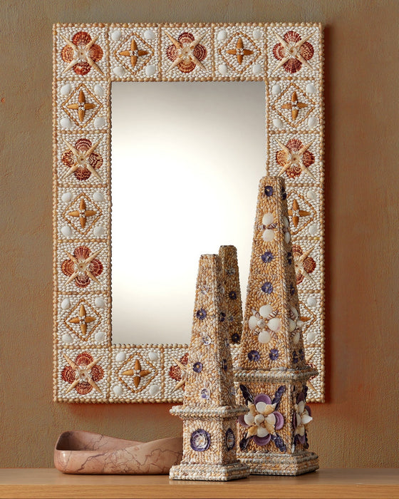 Currey and Company - 1000-0169 - Mirror - Junonia - Natural
