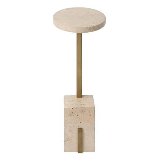 Feranno Accent Table Brass