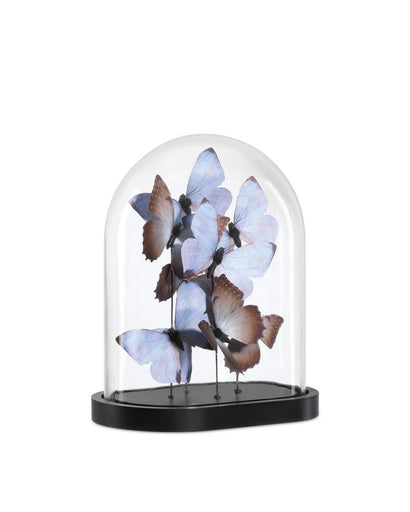 Rue de Bac Butterflies Sculpture Lilac/Brown/Black/Clear
