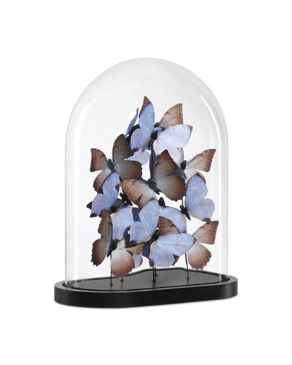Rue de Bac Butterflies Sculpture Lilac/Brown/Black/Clear