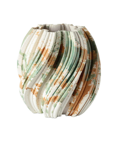 Camouflage Vase Green/Brown/Off-White